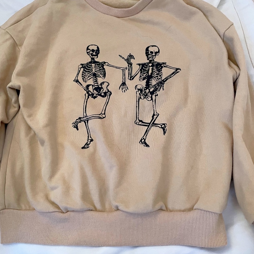 Skeleton Girls Crew Neck